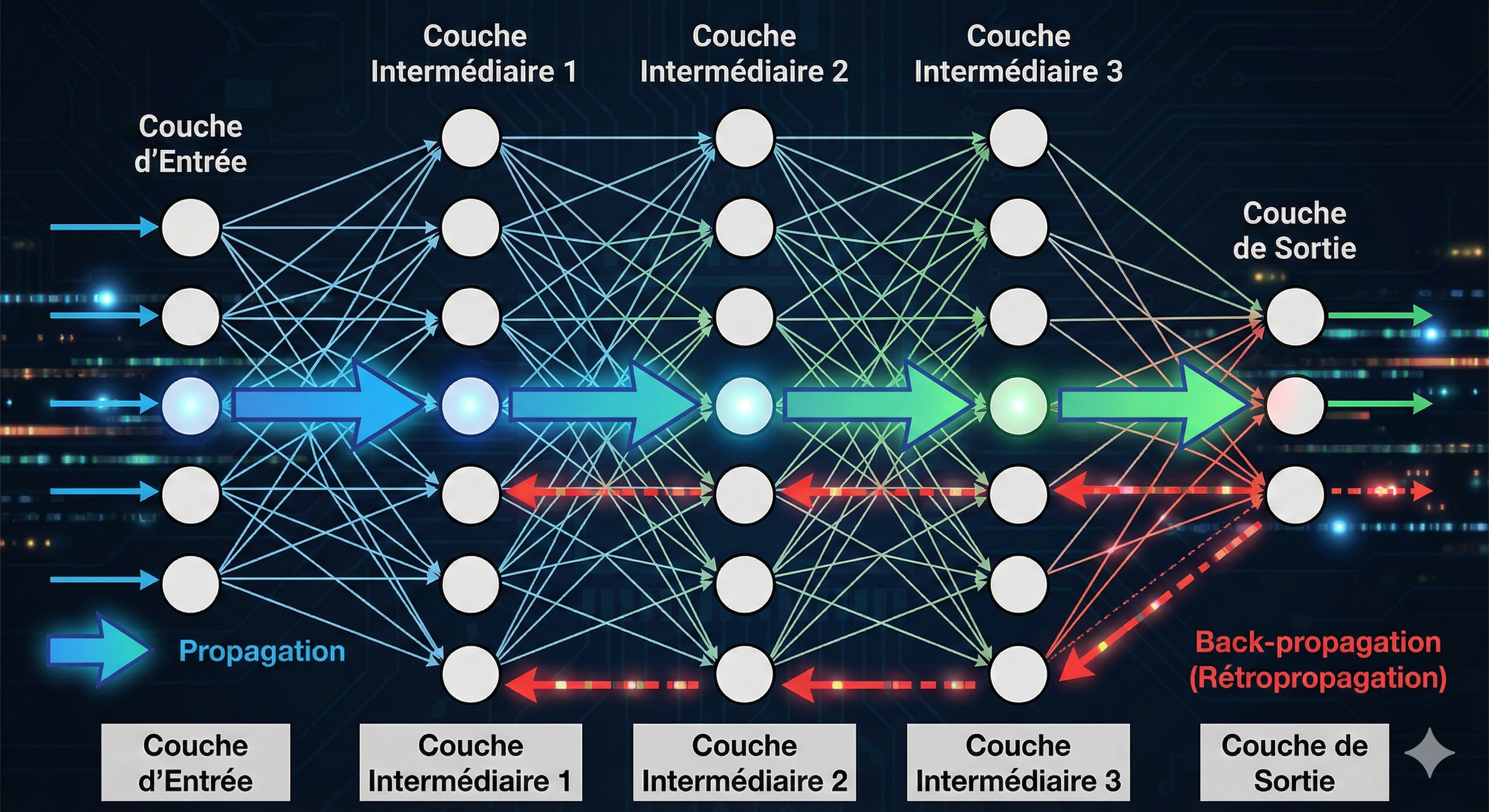 réseau de neurone propagation et back-propagation