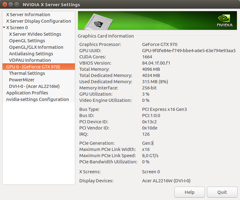 nvidia-settings